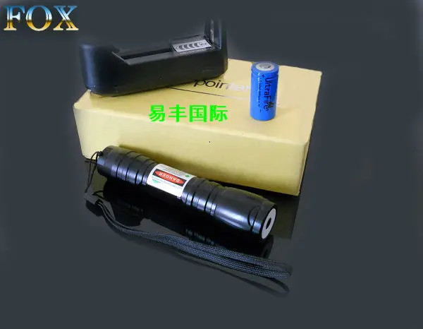 Новый 2000 МВт Зеленая лазерная указка Фокусируемый Зеленый лазер Факел ожог