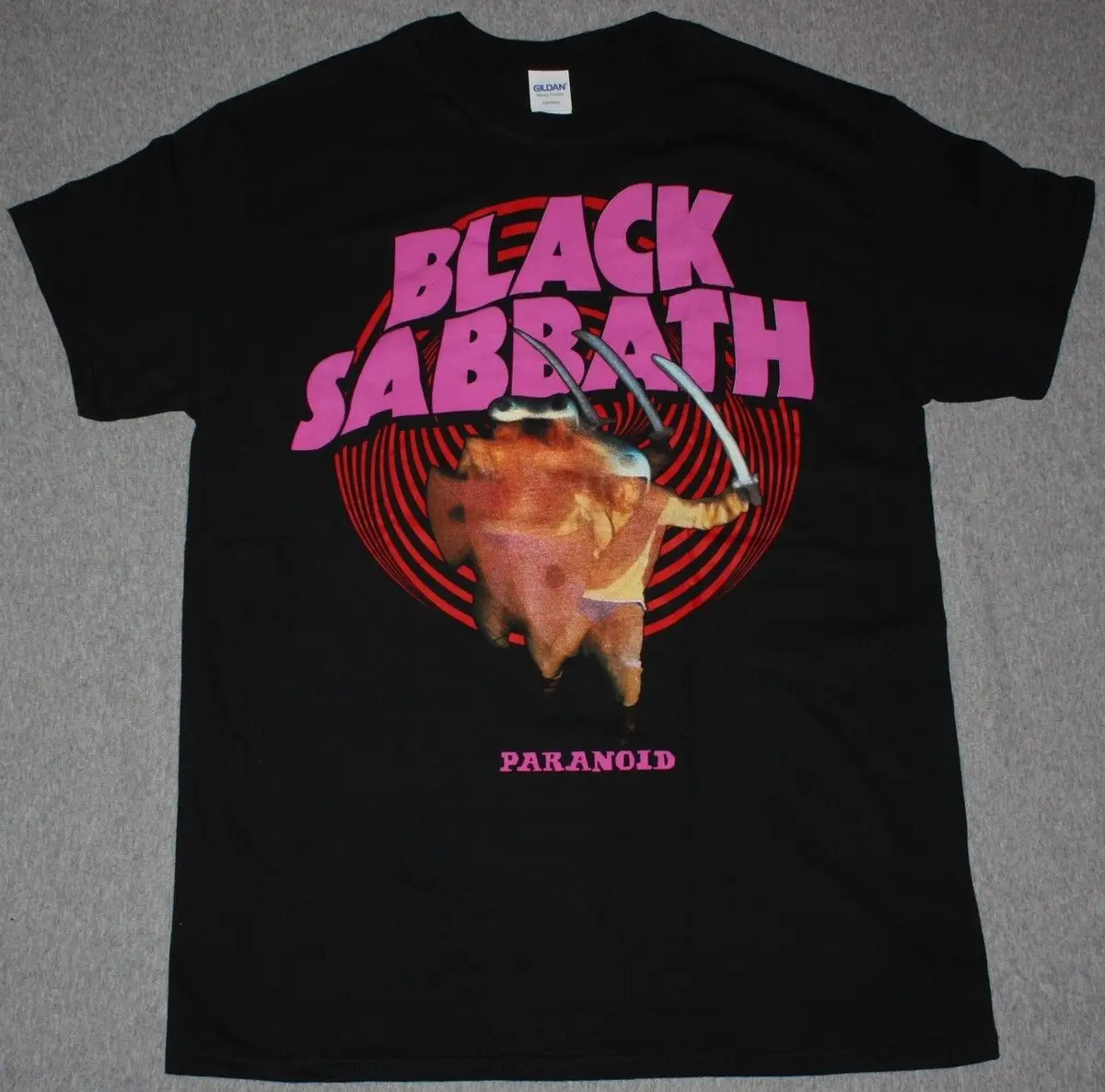 BLACK SABBATH параноидальная Футболка с принтом мужская летняя футболка с круглым воротником из чистого хлопка Мужская модная дизайнерская