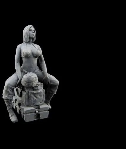 1/35 масштаб США пикантная Женская Миниатюрная модель из смолы Набор фигурок
