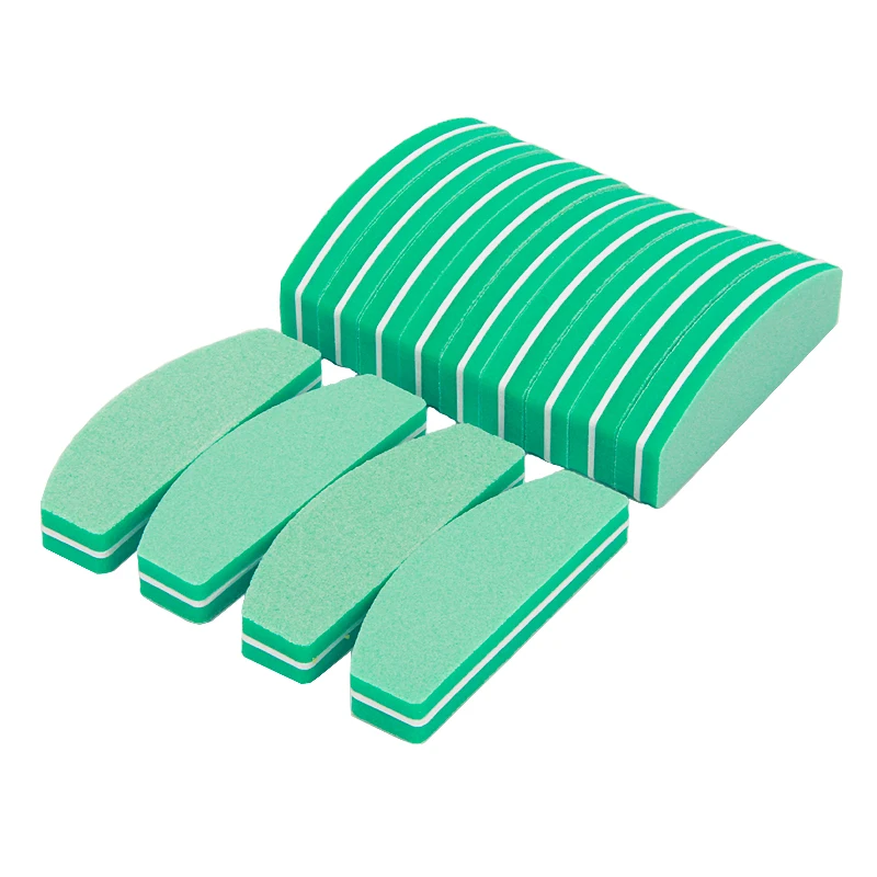 

50pcs Double-sided Nail Files Buffer 100/180 Professional Nails Art File For Salon Grinding Polishing Finger Care Nail Art Tools