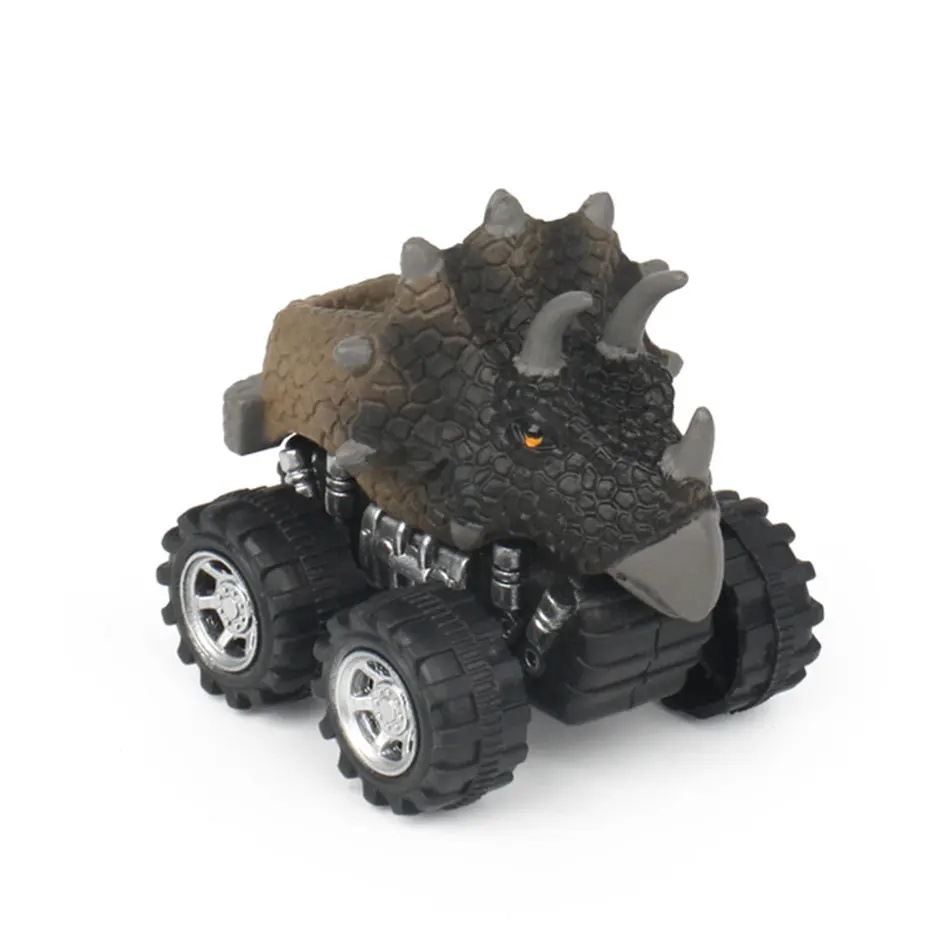 HUIQIBAO TOYS 1 упаковка мультяшный динозавр потяните назад автомобили Diecasts