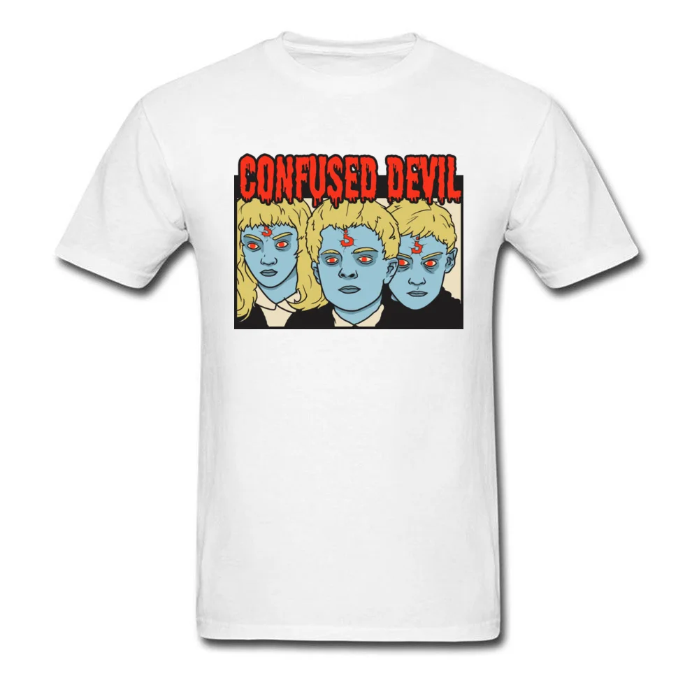 Чертов детский запутанный дьявол 2018 уникальный дизайн мужская футболка Летняя