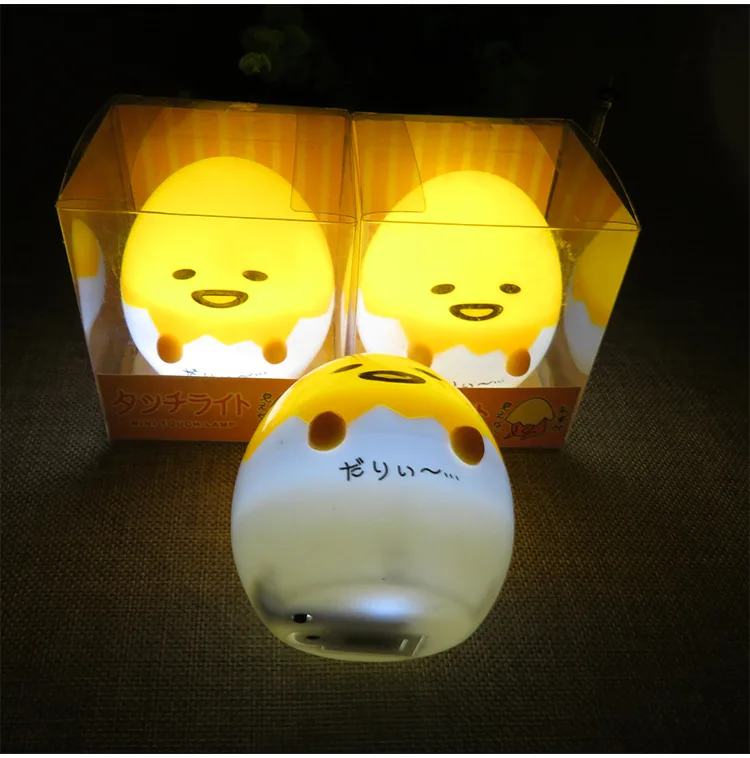 Новинка питается от батареи светодиод желток Night Light Симпатичные Яйцо лампа