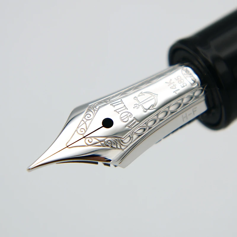 SAILOR Writing Torpedo 14K золотая ручка, черное серебро письмо, бизнес гибкая ручка, чернильная ручка 11-1029 Рисование и обучение подарок