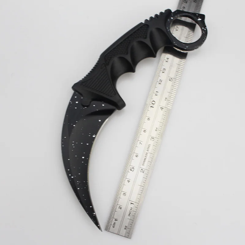 white pot Нож Karambit Cs Go, охотничий нож для выживания, тактические ножи Navajas Supervivencia, настоящий нож s Outillage Couteau Tactique Facas - Цвет: white pot