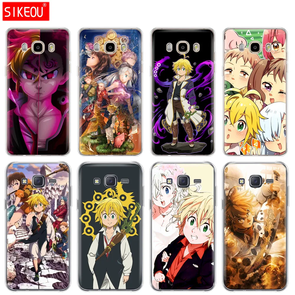 Силиконовый чехол для телефона Samsung Galaxy J1 J2 J3 J5 J7 MINI 2016 2015 prime Nanatsu no Taizai 7 Seven Deadly