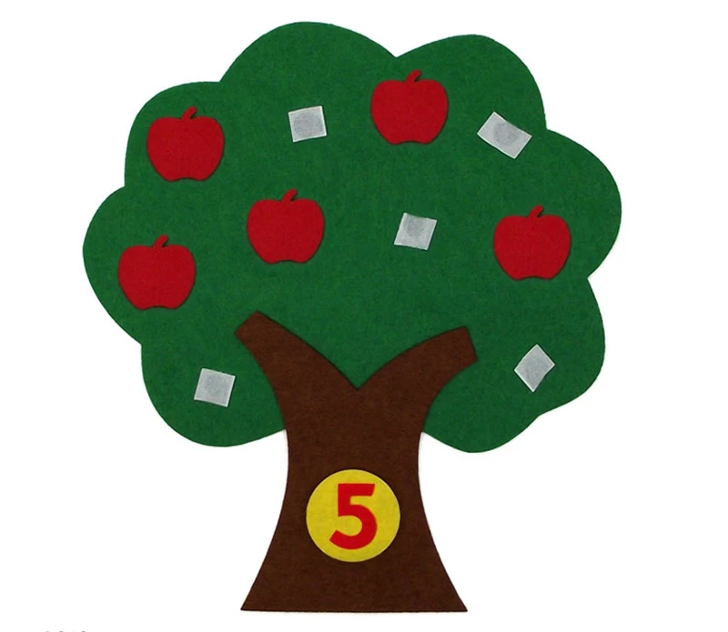 Войлочная ткань для яблони детский инструмент раннего образования крюк и петля