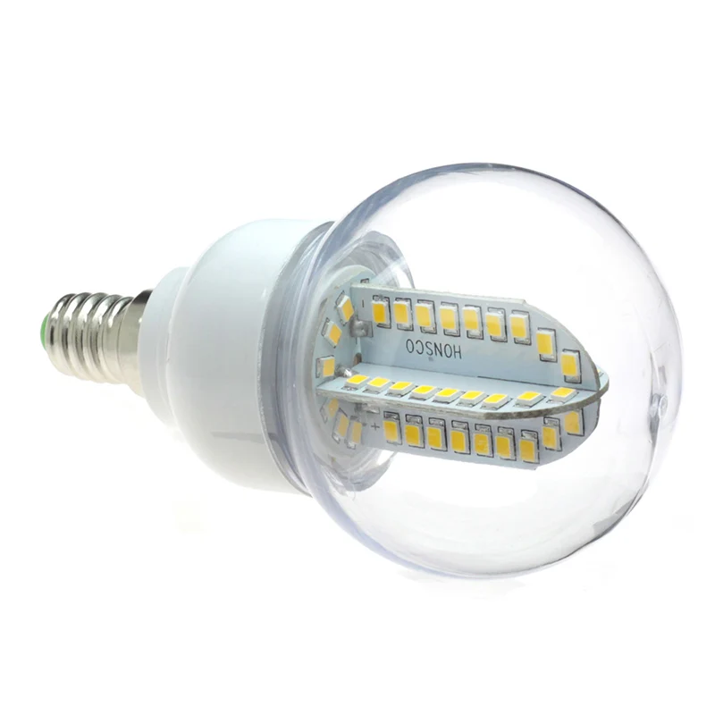 Светодиодная лампа ampoule e14 Ac Dc 12v 24v Glabe corn light A60 pc shell низкое напряжение 10v до 30v супер