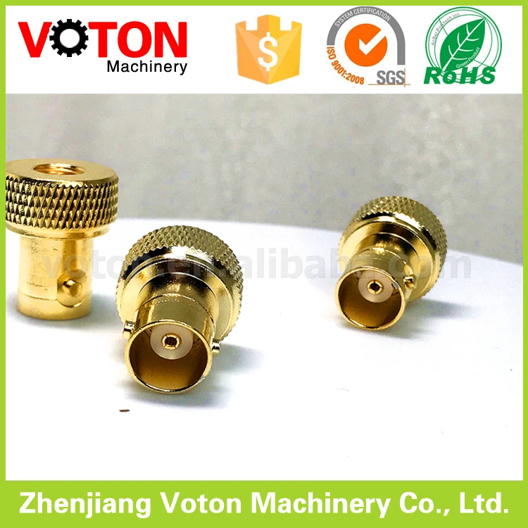 Бесплатная доставка 5 шт. позолоченный коннектор переговорного устройства BNC Q9
