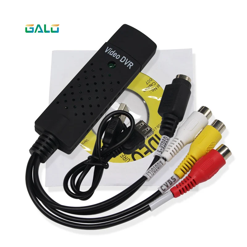 Видеорегистратор GALO USB 2 0 Easycap Capture 4 канала ТВ DVD VHS|DVR-карты| |