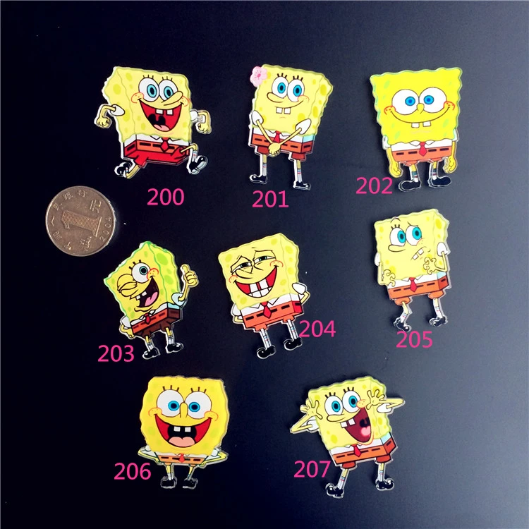 8 вариантов дизайна красивые детские значки с рисунками из мультфильмов для