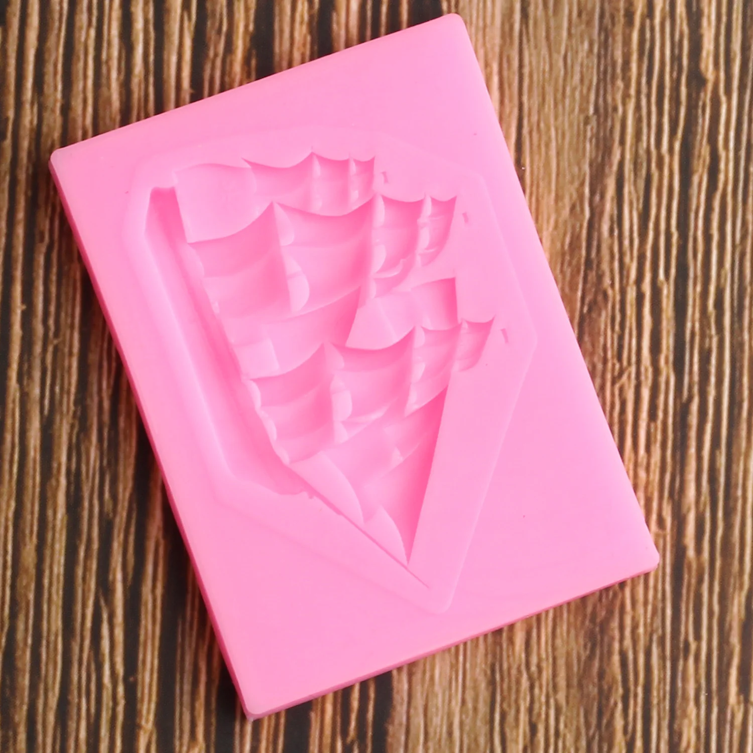 Парусник Fondant Mold DIY Инструменты для украшения торта вечеринки 3D силиконовые формы