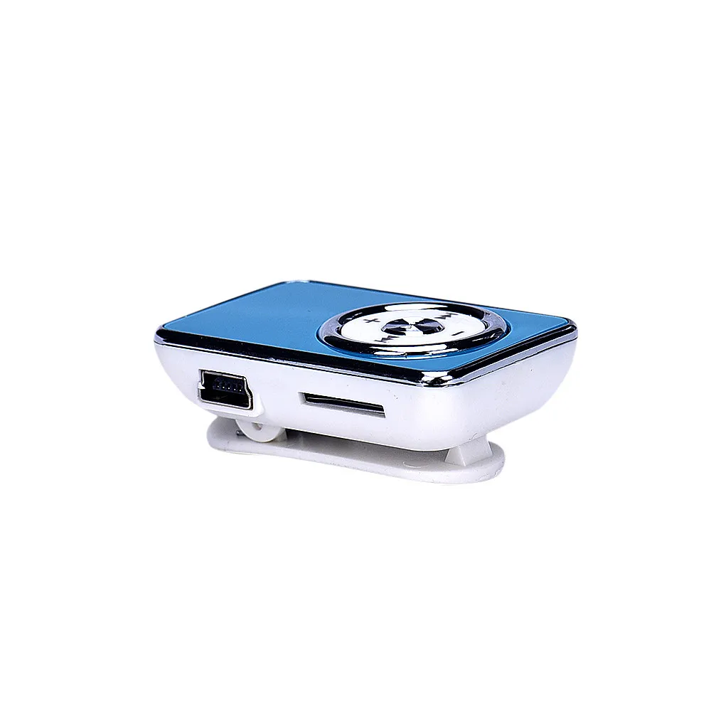 Синий HIPERDEAL mp3 плеер мини музыкальный медиаплеер портативный Mp3 плеер USB Поддержка Micro SD TF карта бег Lettore D30 Jan9 - Цвет: Синий