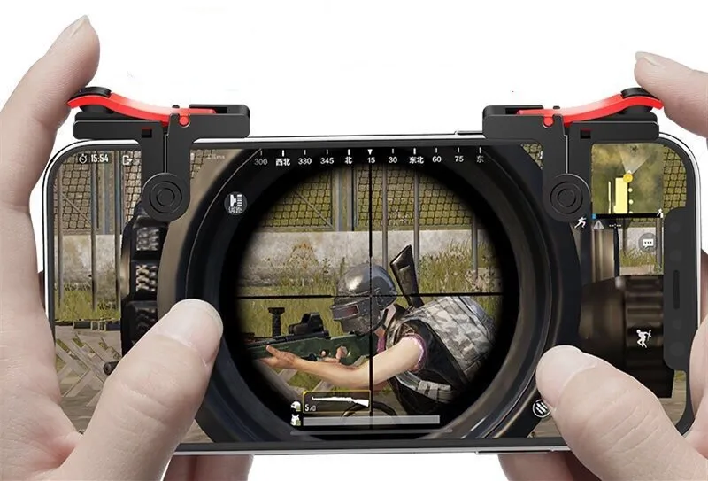 TSINGO для PUBG мобильный контроллер L1R1 триггер огонь шутер Aim кнопка для iOS Android телефон геймпад джойстик для стрельбы игры