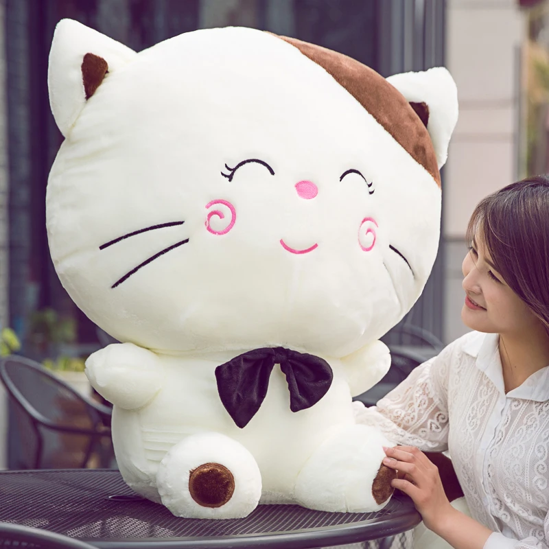 Dorimytrader Kawaii Мультфильм толстый кот плюшевая кукла большая набивная аниме котенок