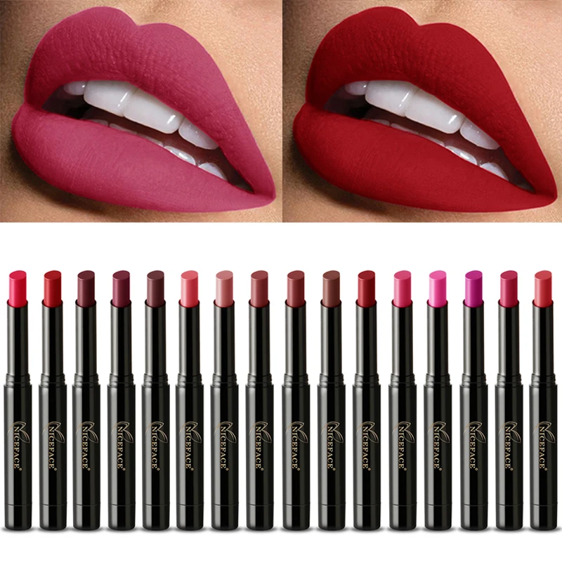 Пикантная матовая Женская губная помада Elecool 16 цветов на выбор прочная