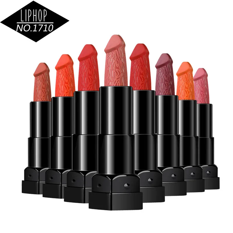 6 видов цветов Помада в форме пениса помада грибообразной формы batom увлажняющая