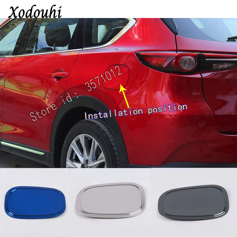 Для Mazda Cx8 Cx-8 2017 2018 2019 2020 2021 Автомобильная наклейка Стайлинг орнамент крышка бака
