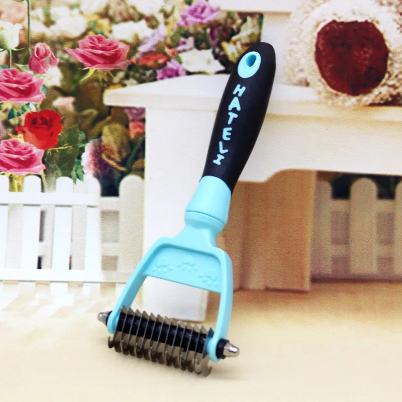 Расческа для домашних питомцев щетка вычесывания собак и кошек уборка шерсти