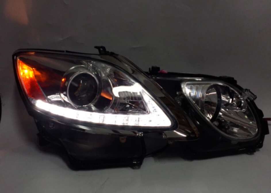 Используйте свой автомобиль HID балласт, 2 шт. светодиодный GS350 головной светильник для GS450 бампер светильник дневного света DRL автомобильные аксессуары GS 350