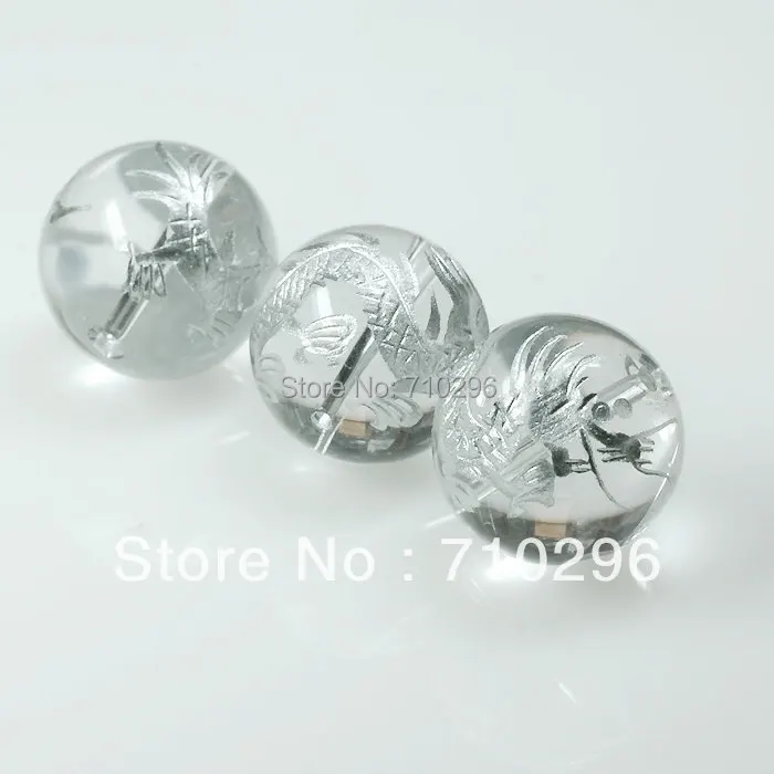 30bead/pack Dragon Carved Stone beads 12mm Agates Lapis Aventurine Clear quartz Tiger eye Hand Craved Jwelry | Украшения и