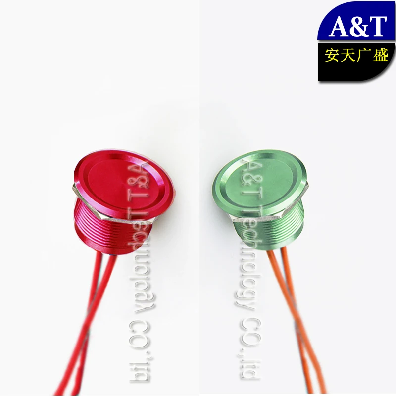 Высокое качество 19 мм металлический окислительный красный зеленый цвет