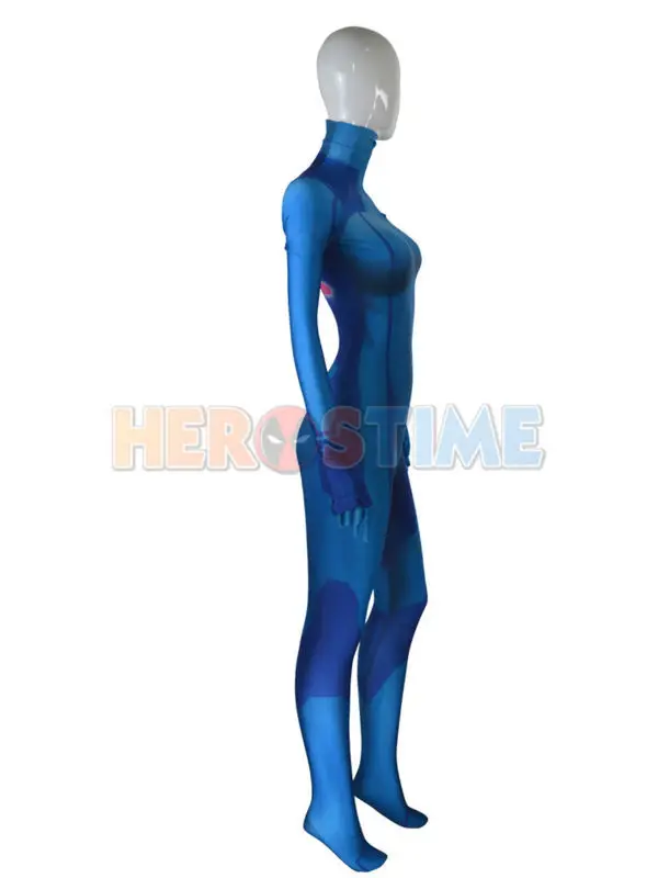 Костюм Samus Aran Zero с 3D принтом Женский взрослый костюм зентай Косплей лайкра