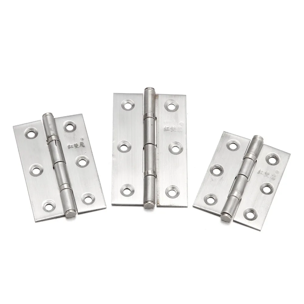 

2pcs/set 2'' 2.5'' 3'' furniture connectors 3 hole small wooden gift box hinge small wooden hinge +12pcs screws choose