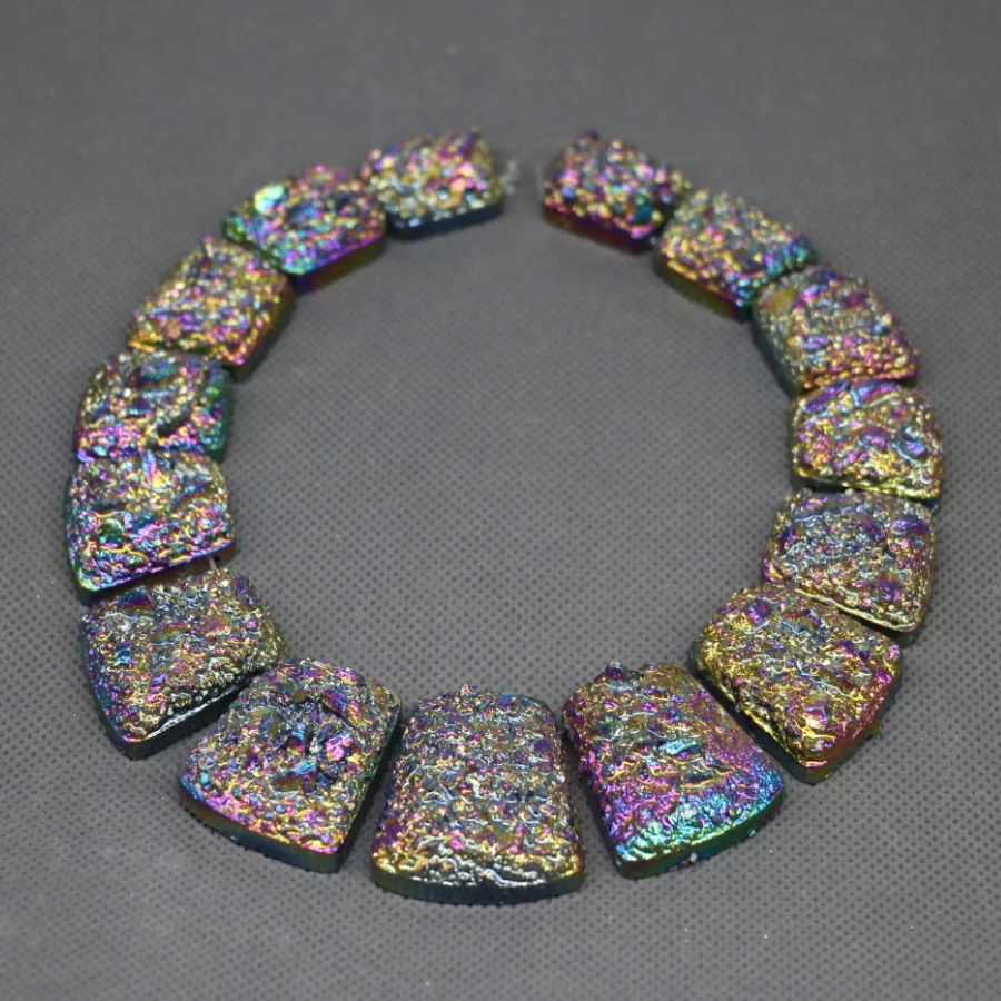 Новое поступление красивые подарки ожерелье из титанового радужного камня