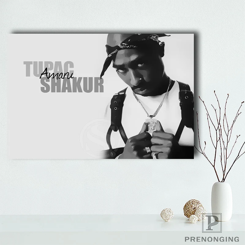 F#30 2PAC холст для картины на индивидуальный заказ ткань печать DIY ткань плакат стены шелк плакат#0114-05