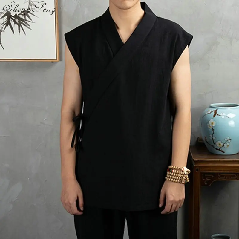 Традиционная китайская одежда для мужчин мужская рубашка с