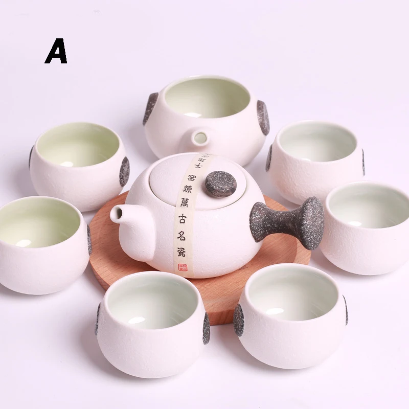 Shinetea снег глазурь керамика кунг-фу фарфор чай комплект горшок супница подарок