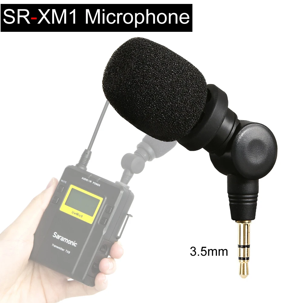 Saramonic SR-XM1 3 5 мм TRS микрофон для подключения и воспроизведения DSLR-камер видеокамер