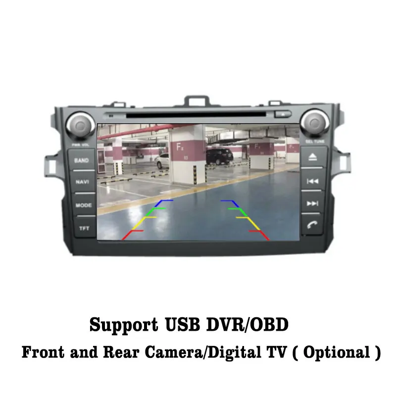 Liislee Android 7,1 2G ram для Toyota Auris 2007~ 2012 автомобильное радио Аудио Видео Мультимедиа dvd-плеер wifi DVR gps Navi навигация