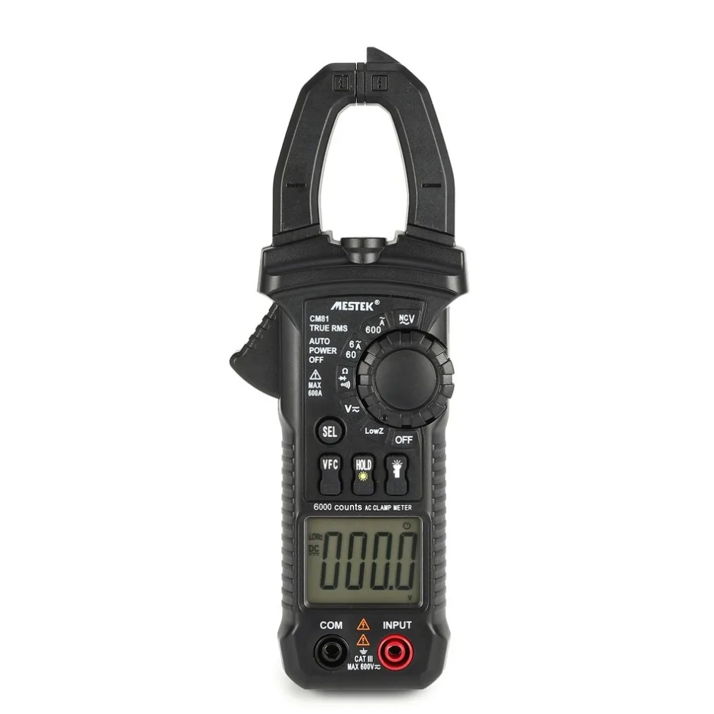 Цифровой мультиметр-зажим Вольтметр Амперметр AC DC диод сопротивление Ом Вольт