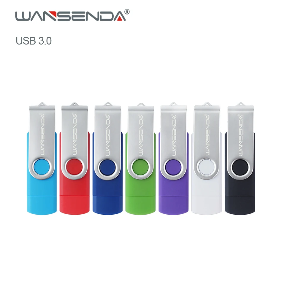Оригинальный OTG USB флеш-накопитель Wansenda D103 256 ГБ 128 64 32 16 8 3 0 флешка для Android/ПК |