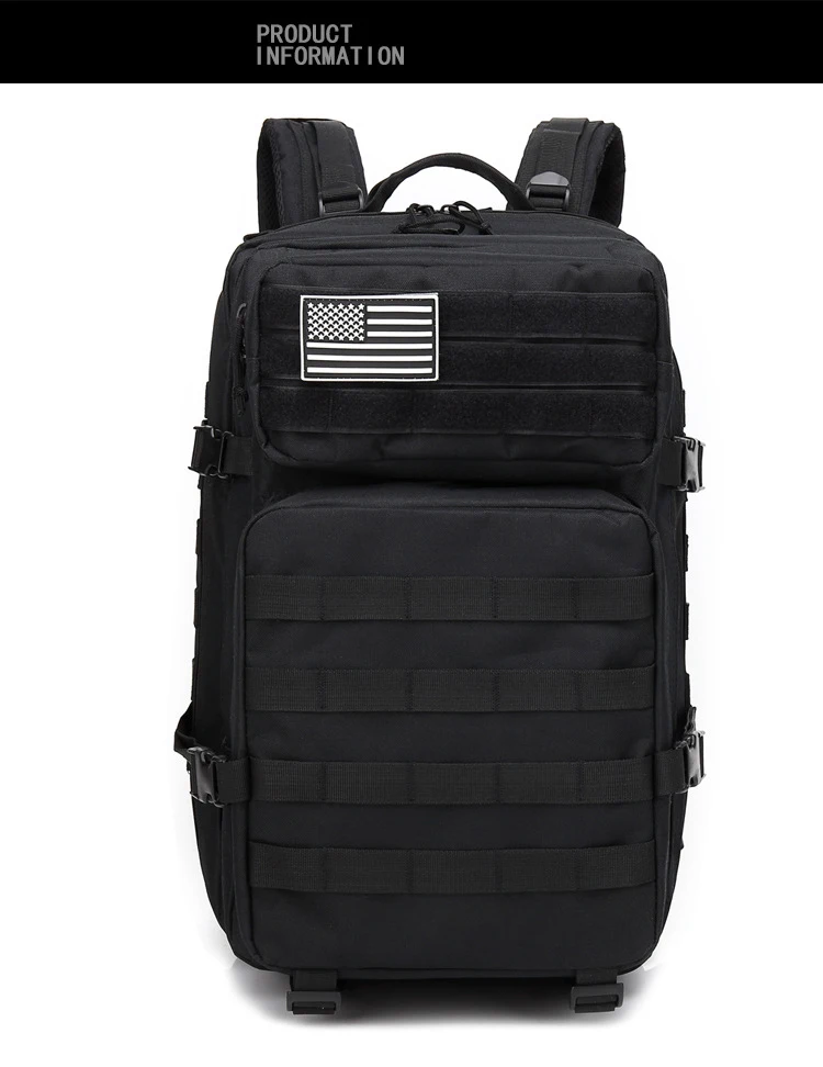 PureLeisure 45L водонепроницаемый рыболовный рюкзак Открытый Molle Camo Тактический охотничий альпинистский военный армейский рюкзак сумки