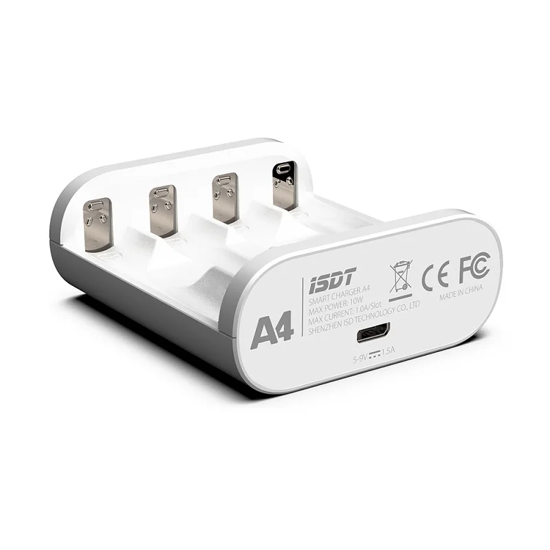 ISDT A4 10 Вт 1.5A DC Смарт Батарея Зарядное устройство для 10500 12500 AA AAA Батарея|Детали и