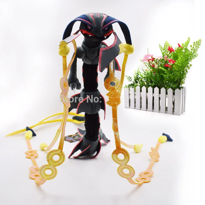4 styles Mega Rayquaza Black Rayquaza Animal Plush Peluche Doll With Skeleton Soft Stuffed Hot Toy Christmas Gift For Children