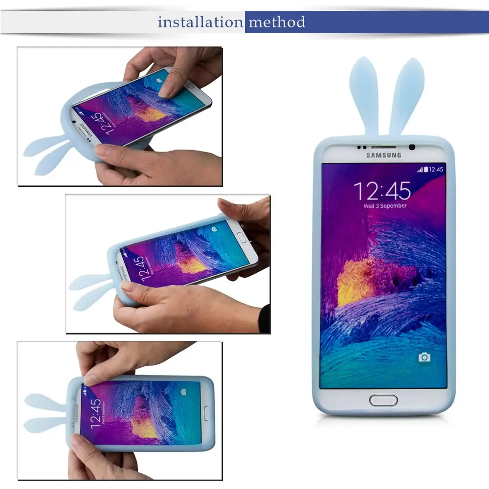 Лидер продаж! 4.7 ''кошка кролик Мышь животного уши световой универсальный