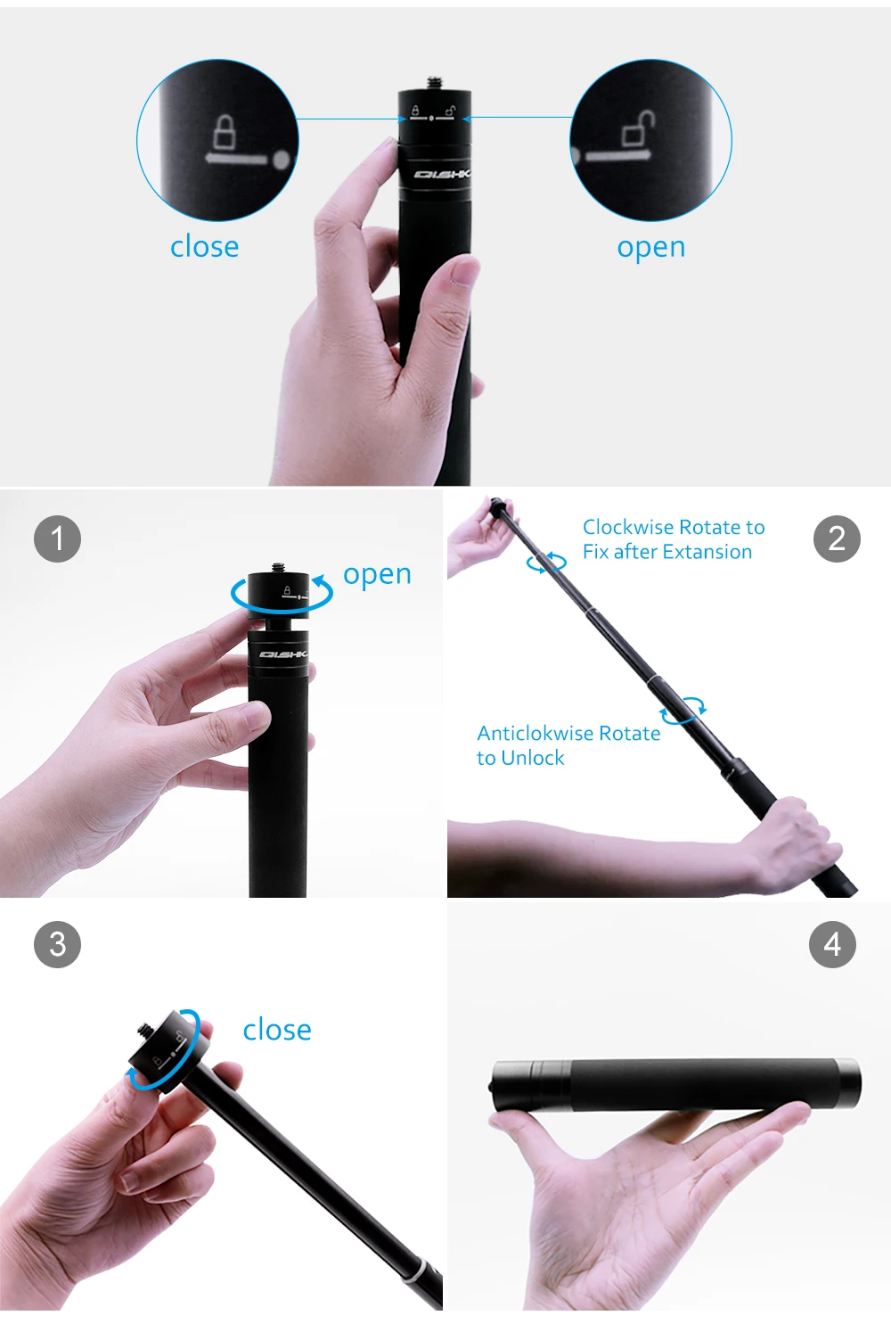 Штатив и удлинитель для DJI OSMO Mobile 2/Zhiyun Smooth 4 Q/Crane M2/Xiaomi Mijia feiyu ручные аксессуары