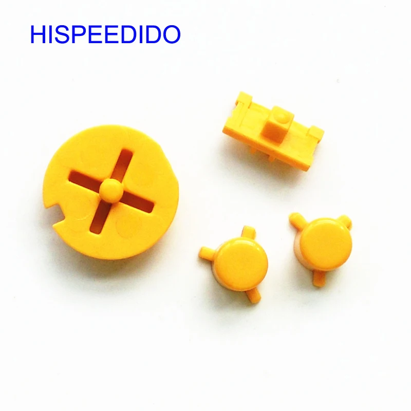 Hispeedido разные цвета на выбор, A, B, кнопки клавиатуры для карманная приставка Game Boy GBP Выключатель кнопки для GBP D колодки Мощность кнопки