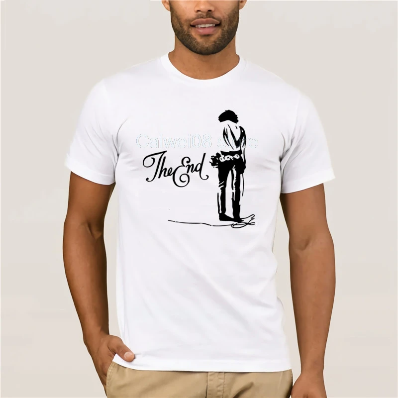 

Fashion T-shirt Psychedelic rock fashion when the music is over vintage cotton brand man male top T Shirt 100% Cotton
