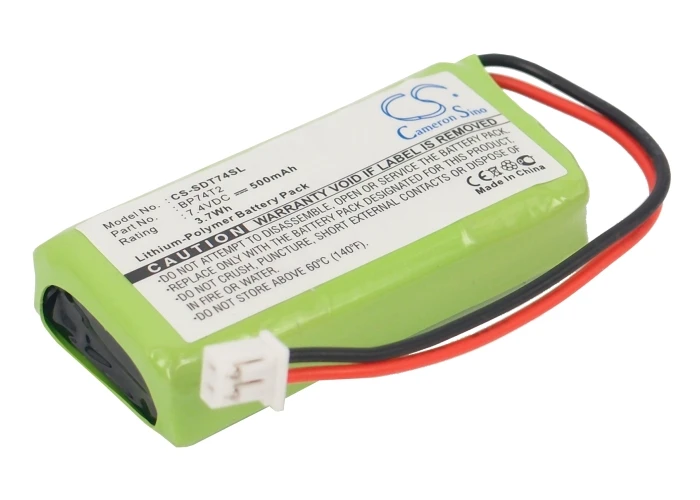 Аккумулятор Cameron Sino 500mAh BP74T2 для передатчиков Dogtra 1900 S, 1902 S, 2300NCP, 2300TX, 2302NCP, 3500-NCP, 3502-NCP