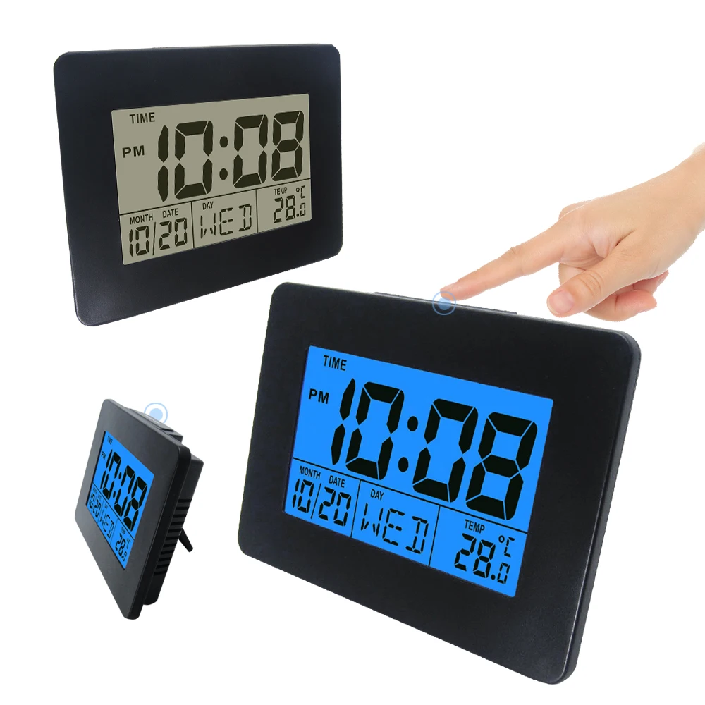 Многофункциональный цифровой ЖК-будильник термометр электронный измеритель