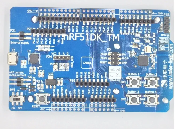 Детская плата для разработки 5 шт./лот nRF51DK nrf51422nrf51822 Bluetooth 4.0BLE ANT PCA10028 4 0 быстрая