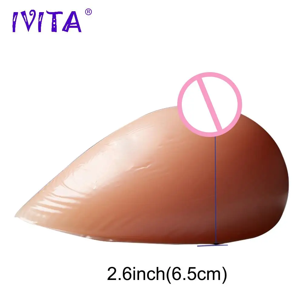 IVITA 600 г высокое качество силиконовые формы груди для женщин Искусственный протез