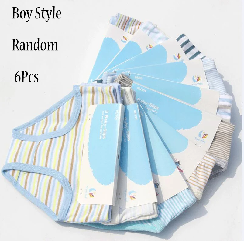 boy panties Benitia/6 шт./лот, модное нижнее белье для мальчиков и девочек, детская хлопковая одежда, трусики, Короткие трусы для детей, трусы для детей 2, 3, 4, 5, 6, 7 лет - Цвет: boy panties