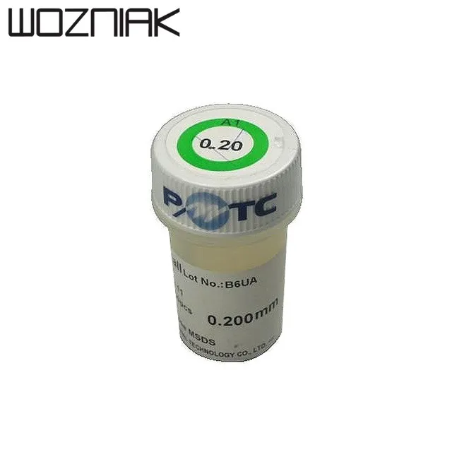 A bottle of PMTC Leaded BGA solder balls 250k 0.2 mm set for reballing rework | Инструменты
