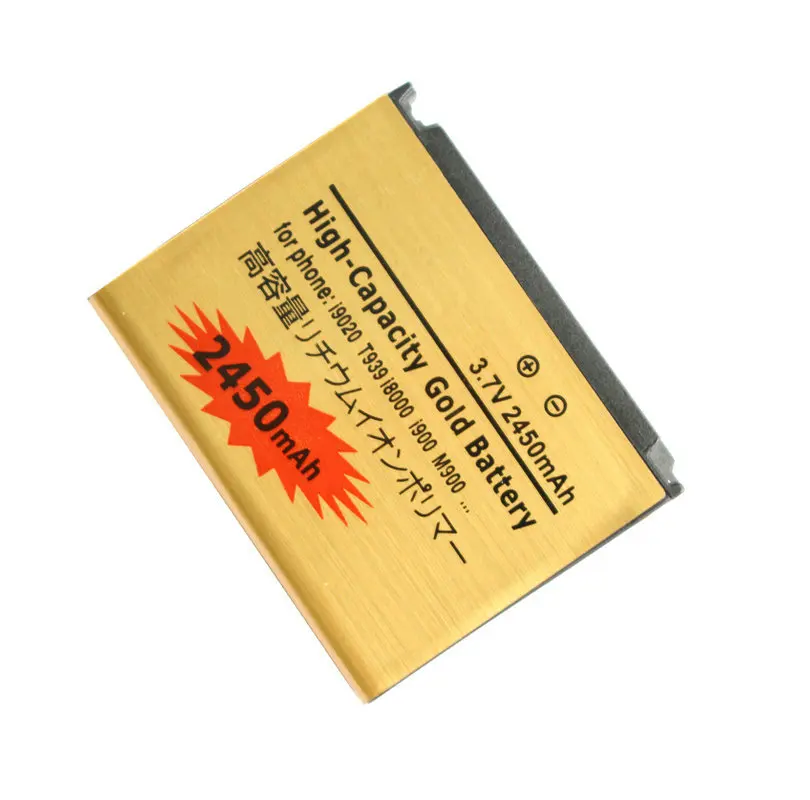 5 шт./лот AB653850CA 2450 мАч ионная Золотая батарея для Samsung Galaxy Nexus S i9020 /T T939 i8000 i900 M900 i9023